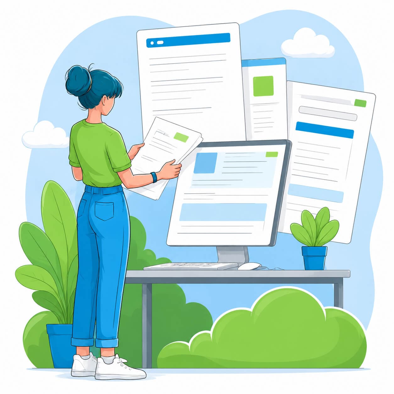 Illustration of referral-ready aftercare coordination